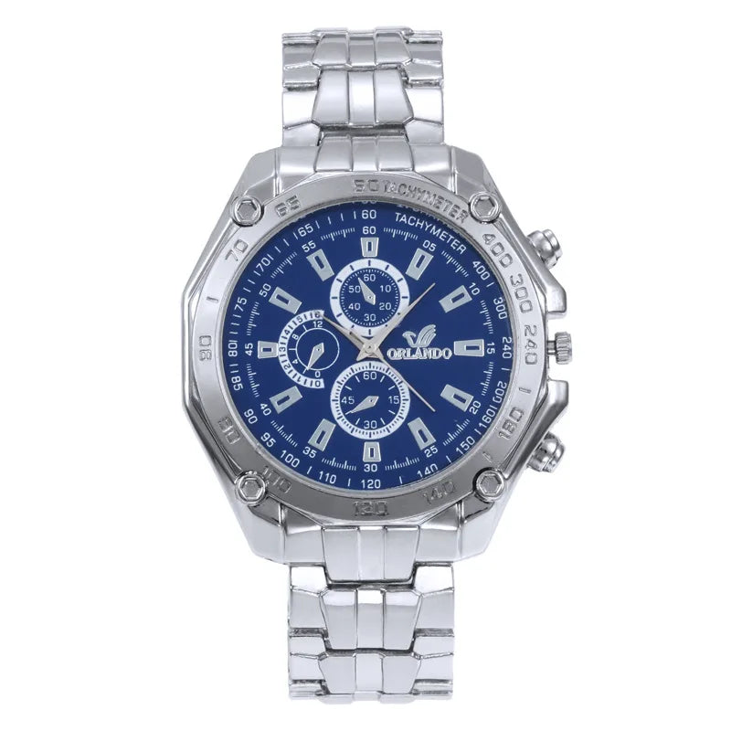 Klassische Quarz-Armbanduhr für Herren