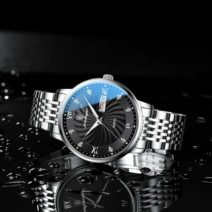 Luxuriöse beleuchtete Herrenuhr