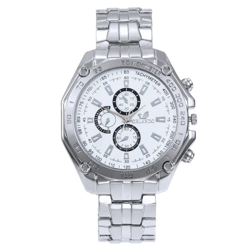 Klassische Quarz-Armbanduhr für Herren