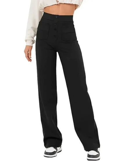 Aurélien | Stilvolle Hose mit hoher Taille und Gummizug