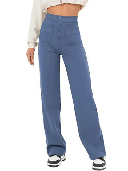 Aurélien | Stilvolle Hose mit hoher Taille und Gummizug