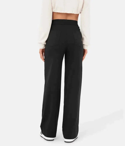 Aurélien | Elastische Casual-Hose mit hoher Taille für Damen