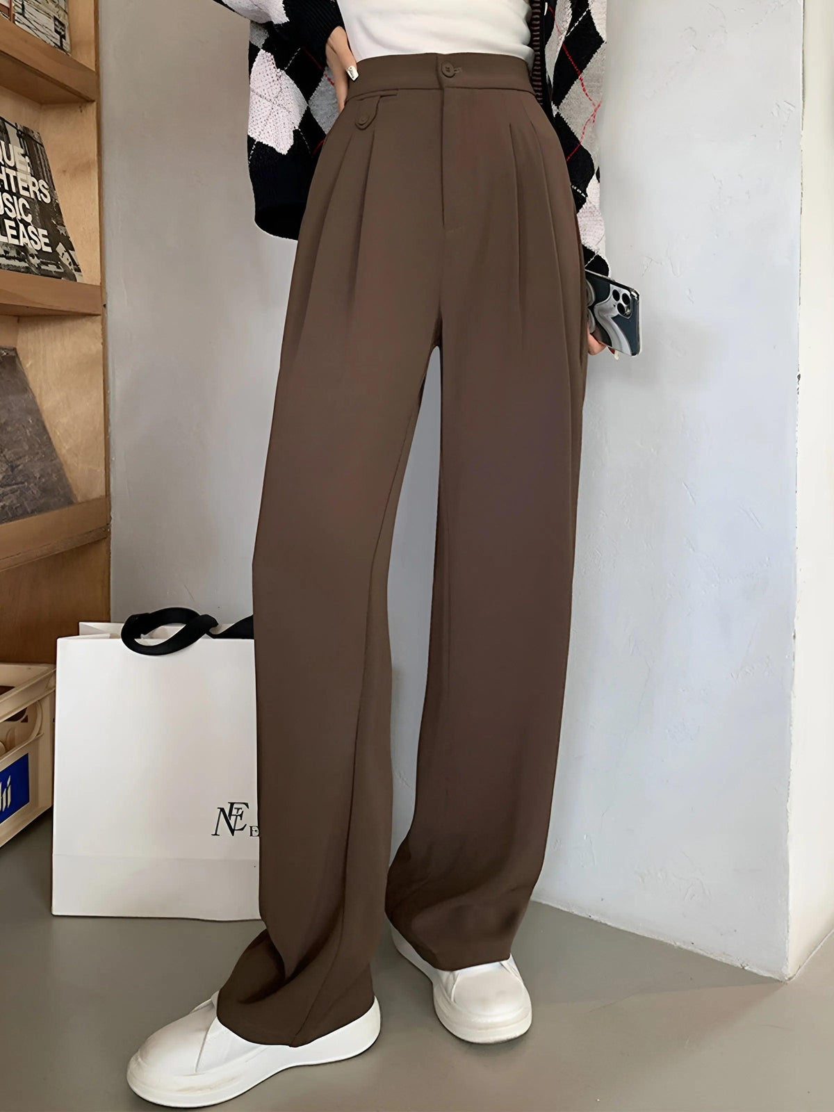 Aurélien | Elegante Weite-Bein-Hose